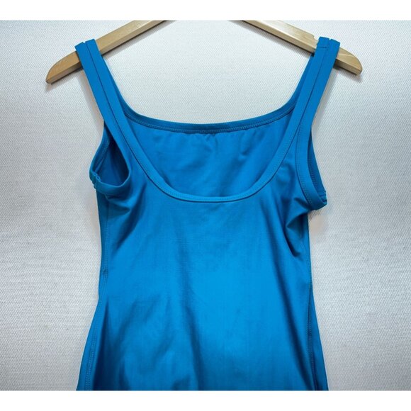 Maxine Of Hollywood Womens One-Piece Swimsuit Size 10 Blue Stretch Summer Beach - Picture 6 of 9